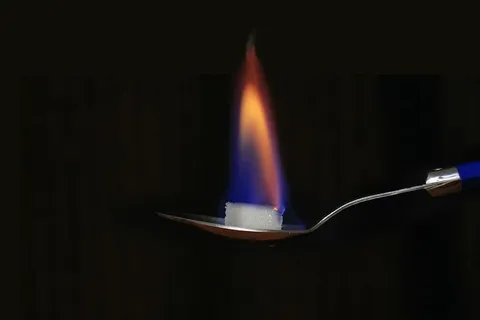 糖，勺子，火，燃烧，甜，黑，品牌，火焰