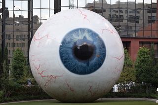 达拉斯, 眼球, 市中心, 艺术, 植物, 创造力, 没有人, 形状