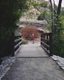 人，人，户外，路径，花园，凉亭，建筑，走道