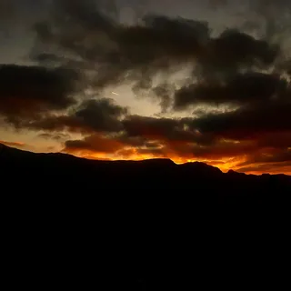 阿拉伯联合酋长国，杰贝尔·贾伊斯-贾伊斯山，天空，日落，云天，剪影，风景-自然，自然之美