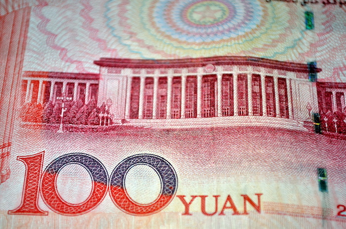 100中国元钞票，元，人民币，货币，中国，背面，货币，人民币