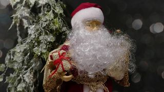 圣诞节，圣诞卡，圣诞主题，圣诞老人，庆祝，冬天，装饰，节日