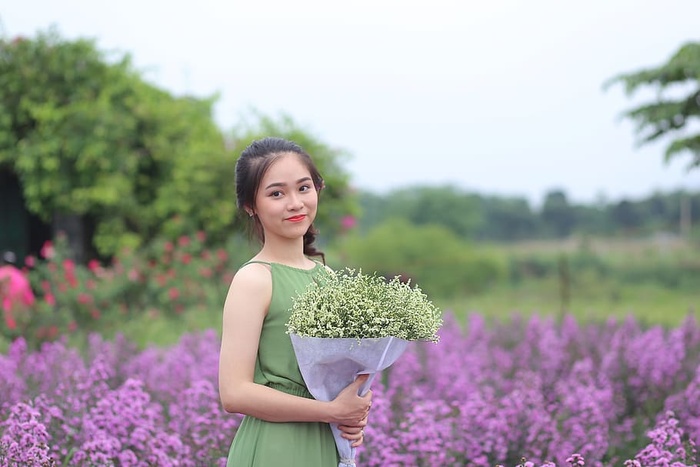 女孩，肖像，人物，女性，年轻，善良，女性，花朵