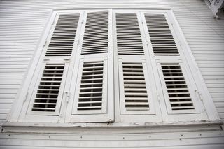 窗户、白色、木质、旧、构成、建筑、建筑等