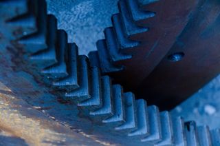 齿轮，工业，齿，齿轮，工厂，金属，工业，机器