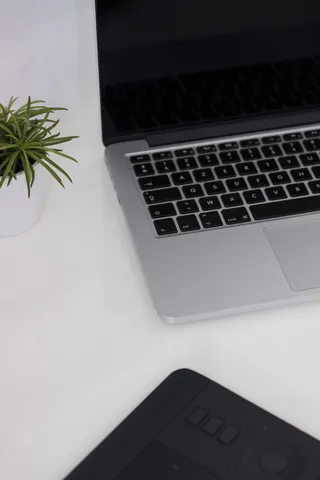 笔记本电脑, Wacom, 办公桌, 计算机, 技术, 无线技术, 连接, 键盘