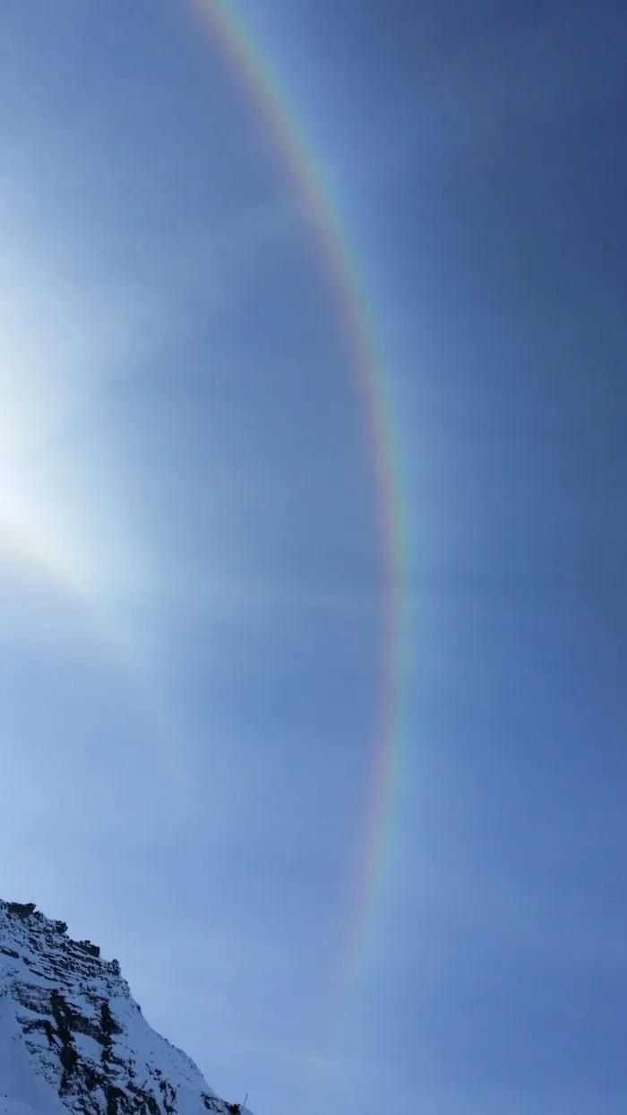 光环、彩虹、光谱、天空、太阳、自然、景观、自然现象