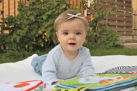 孩子，一点，迷人，有趣，在法院，夏天，教育，婴儿