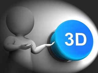 3d Pressed表示三维对象或图像