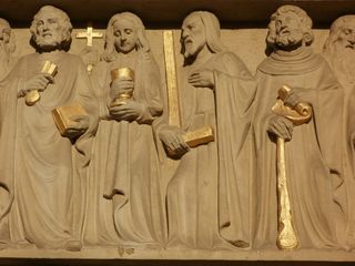 救济, 教堂, 圣塞巴斯蒂安, 凯奇, 浅浮雕, 外观, 历史, 老