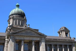 汉堡地区法院，汉萨高等地区法院，汉堡，建筑，建筑外观，建筑结构，穹顶，建筑柱