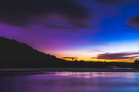 黎明时分湖景 黎明时分湖景