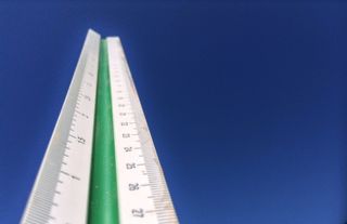 几何，迷幻，天空，复制空间，蓝色，晴朗的天空，没有人，一天