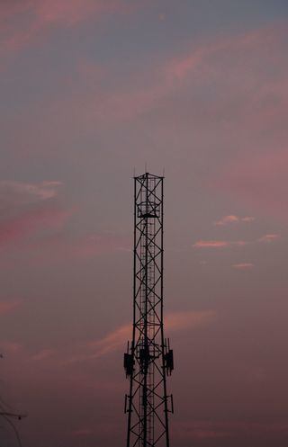 建筑，塔，天空，日落，黄昏，户外，自然，建筑