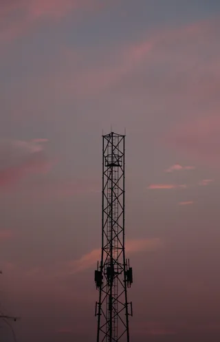 建筑，塔，天空，日落，黄昏，户外，自然，建筑