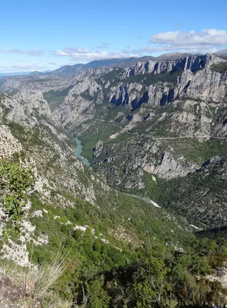 维登峡谷，法国，普罗旺斯，风景，蓝色，岩石，景观，欧洲