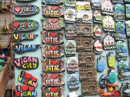 纪念品，维甘，菲律宾，伊洛科斯，旅游，多彩，粘土，旅游