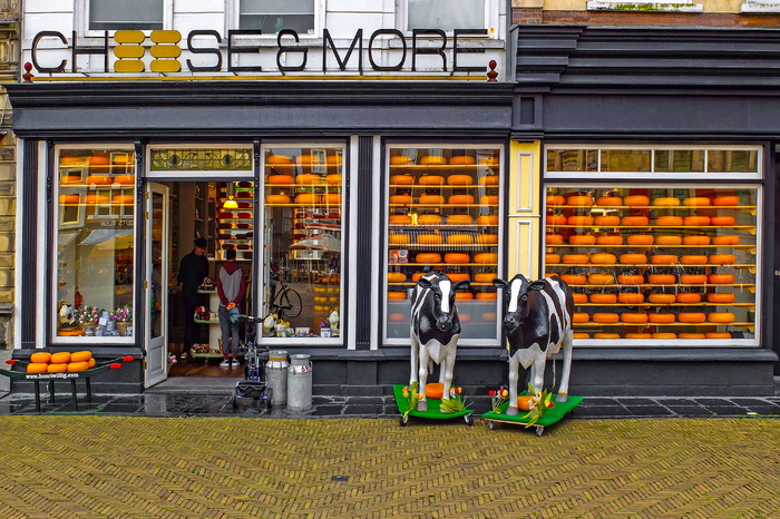 奶酪，商店，奶酪工厂，gouda，delft，荷兰，荷兰，美食
