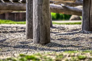 游乐场, 木树干, 木, 支持, klettergerüst, 爬, 植物, 儿童