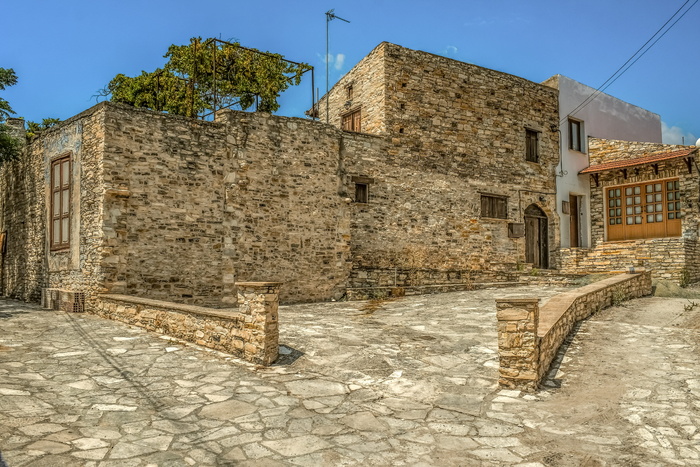 塞浦路斯，加藤lefkara，房屋，石头，村庄，建筑，传统，建筑结构