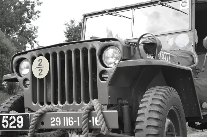 第二次世界大战，诺曼底，战争，军事，前，旧，吉普车，陆军