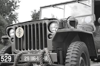 第二次世界大战，诺曼底，战争，军事，前，旧，吉普车，陆军