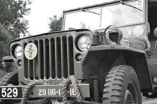 第二次世界大战，诺曼底，战争，军事，前，旧，吉普车，陆军