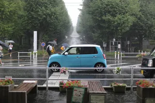 日本、横滨市、hiyoshi站、东京、庆应义塾、rain、path、hiyoshi