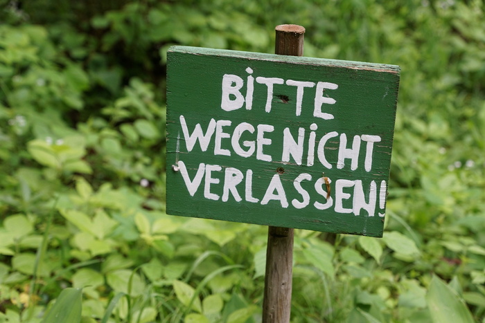 盾，自然，符号，绿色，警告，注意，哈廷根，徒步旅行