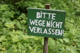 盾，自然，符号，绿色，警告，注意，哈廷根，徒步旅行