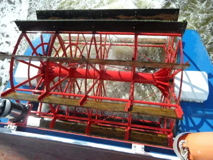 桨轮，桨式蒸汽机，*，驱动，转弯，出口，联动装置，白天