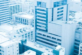 高层建筑航空摄影