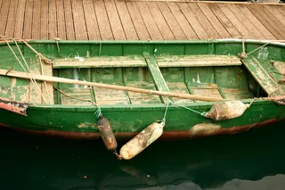 靴、网、桨、菲舍尔、绿色、航海船舶、运输方式、运输