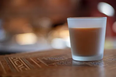 蜡烛，桌子，橙色，灯芯，装饰，装饰，浪漫，心情