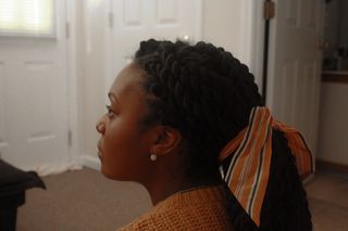 黑女孩，黑女人，复古，复古，黑色素，黑色素魔术，领带，黄色