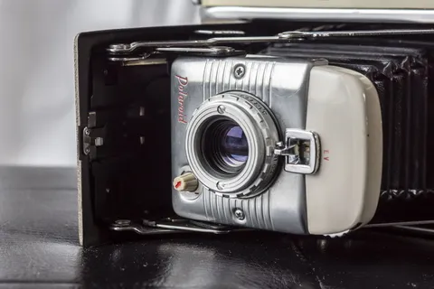 银色照相机
