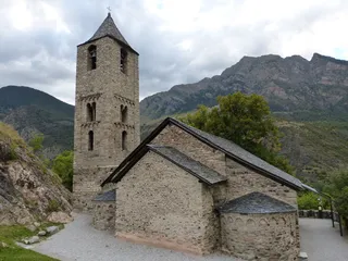 罗马式教堂、博伊、遗产、罗马式、比利牛斯、加泰罗尼亚、石头、标志