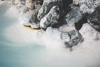 冰岛，蓝色泻湖，水，二氧化硅，岩石，岩石-物体，固体，运动