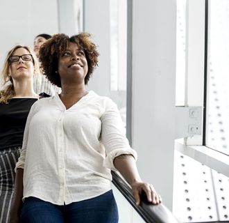 非裔美国人，购物，快乐，中国人，城市，多样性，多样性，享受