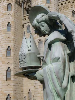 天使，高迪，阿斯托加，城堡，宫殿，城市，美丽，墙