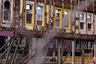 新西兰，基督城，基督城中心，城市，街道，墙，背景，破碎