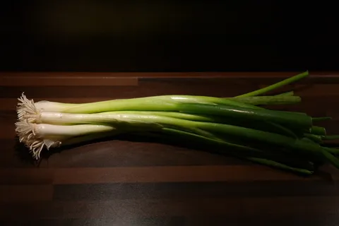 绿色,蔬菜,顶部,棕色,板,葱,韭菜,根 绿色,蔬菜,顶部,棕色,板,葱,韭菜,根