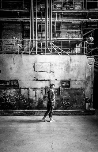 爱沙尼亚塔林，机器，黑白，bw，grunge，grungy，地下