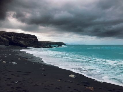黑海滩,海滩,fuerteventura,黑,水,自然,前进,海洋 黑海滩,海滩,fuerteventura,黑,水,自然,前进,海洋