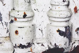 木材，风化，油漆，薄片，裸露，旧，门，木门