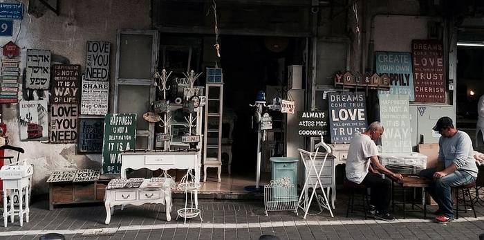 商店、商店、市场、标志、标牌、人员、零售、购物