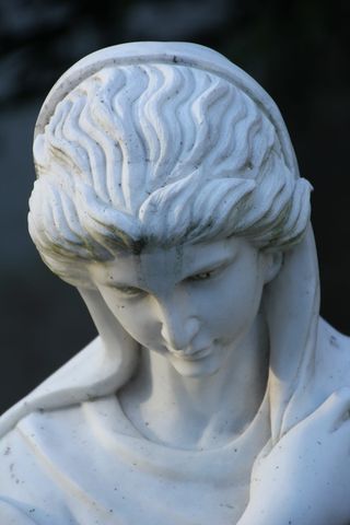 坟墓人物，玛丽修道院，头像，半身像，雕塑，雕像，表现，人类表现