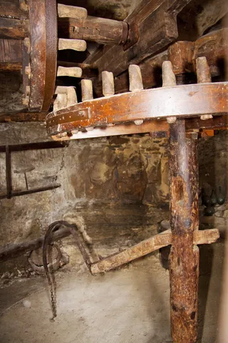 磨坊，历史，旧，橄榄，橄榄磨坊，木材，齿轮，木制齿轮