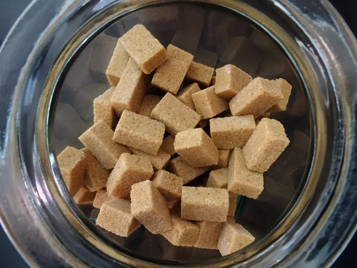 糖，红糖，方糖，立方体，棕色，食品和饮料，食品，室内