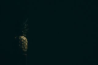 菠萝水果，深色，浅色，房间，菠萝，甜点，开胃菜，水果